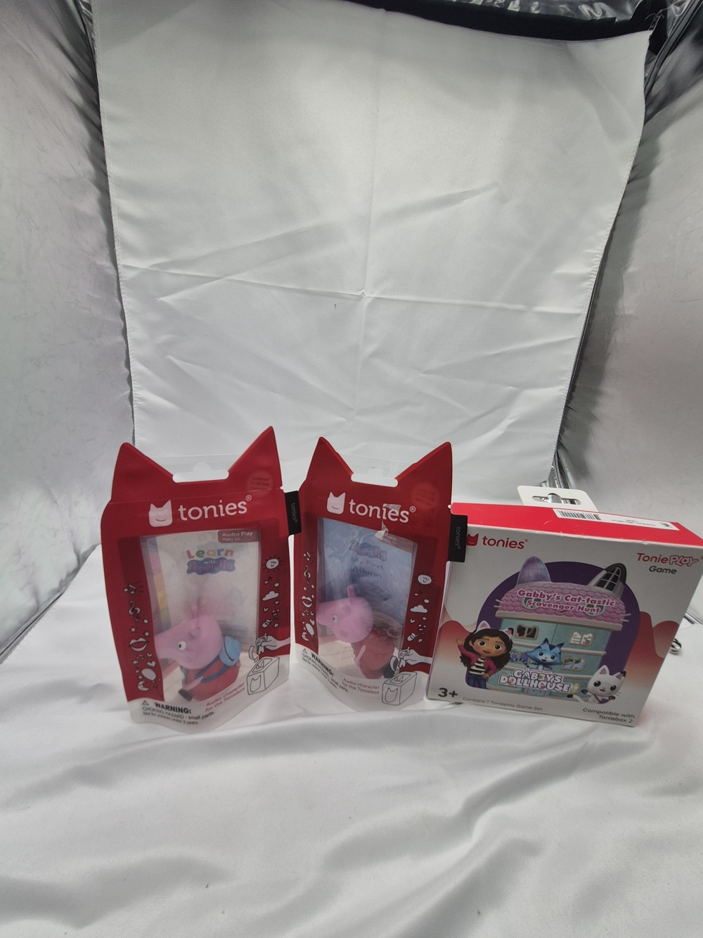 Pink Peppa Pig Figure & Toniebox Story Set - Pink